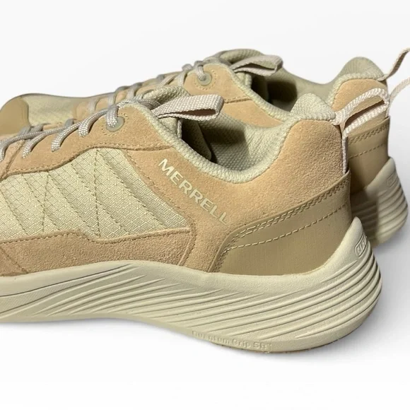 🌻NEW w/Box Merrell Work Alpine CF Sand Carbon Fiber Safety Toe Sneaker Men 9.5